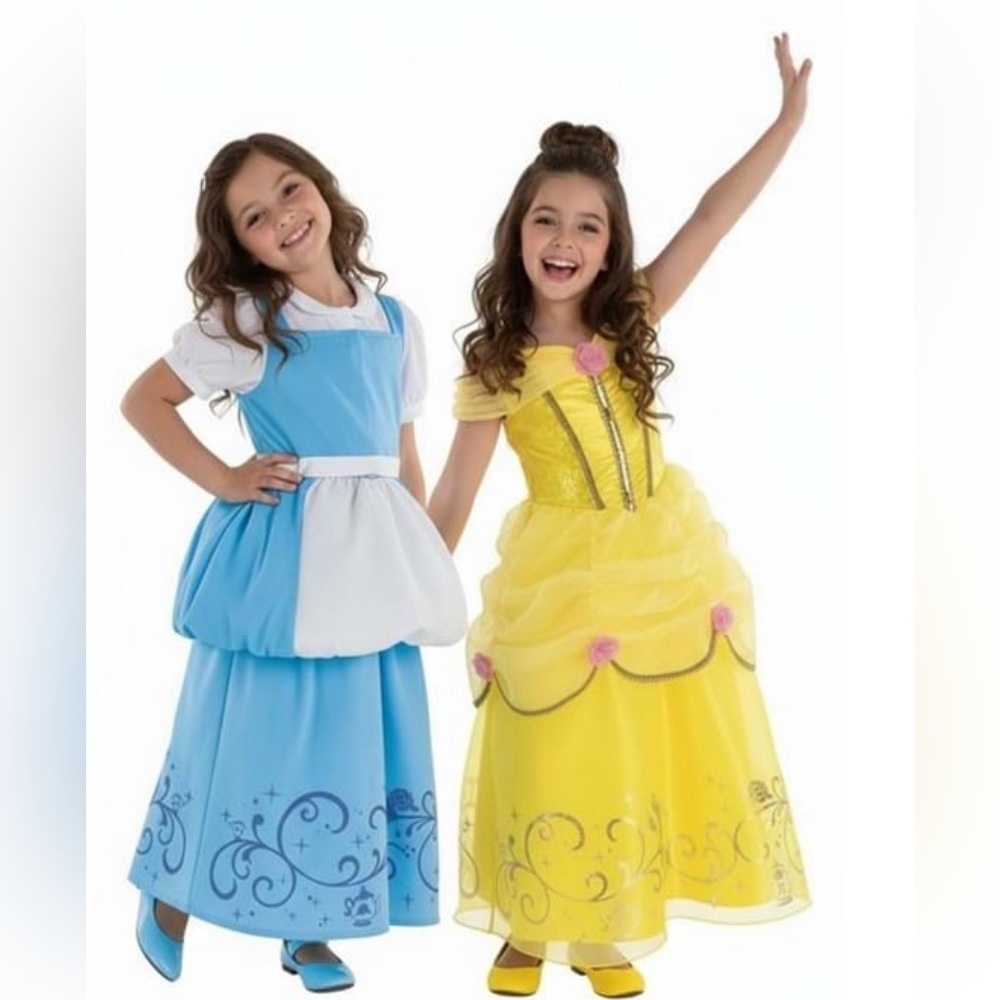 NEW still in plastic Reversible Disney Belle Costume